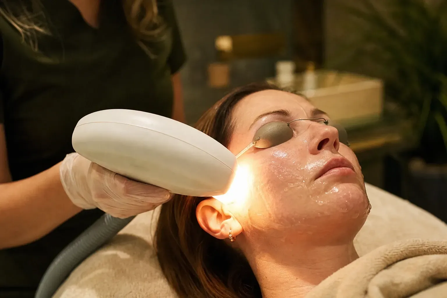 IPL photofacial with Lumecca performed on a patient at Desert Oasis Wellness and Med Spa in Lake Havasu City