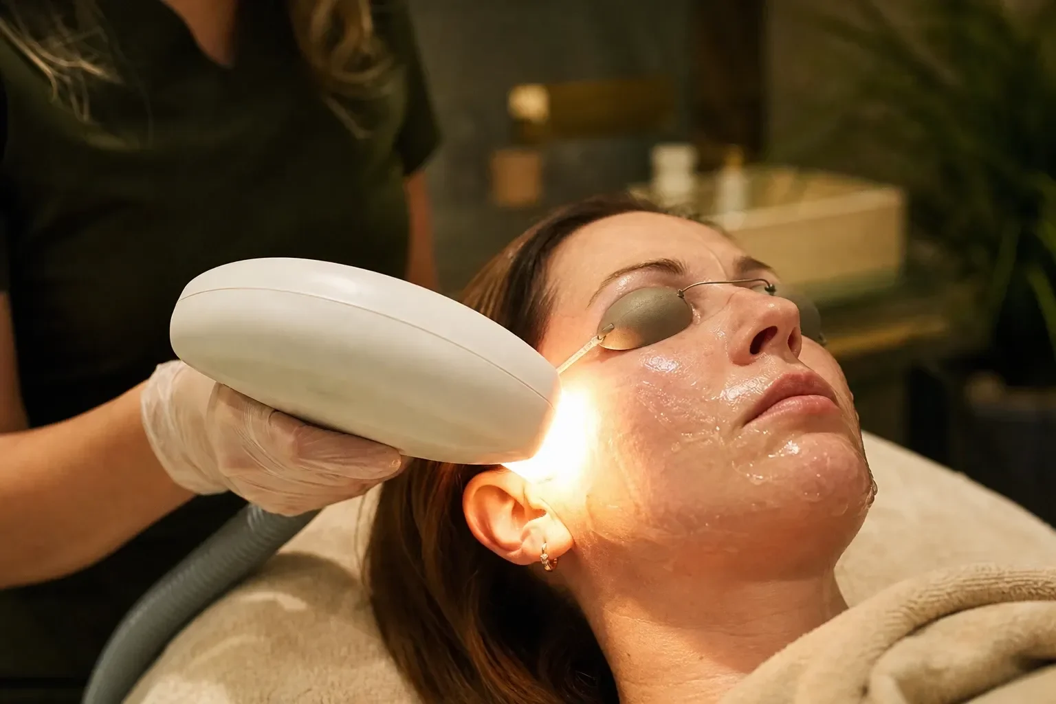 IPL photofacial with Lumecca performed on a patient at Desert Oasis Wellness and Med Spa in Lake Havasu City
